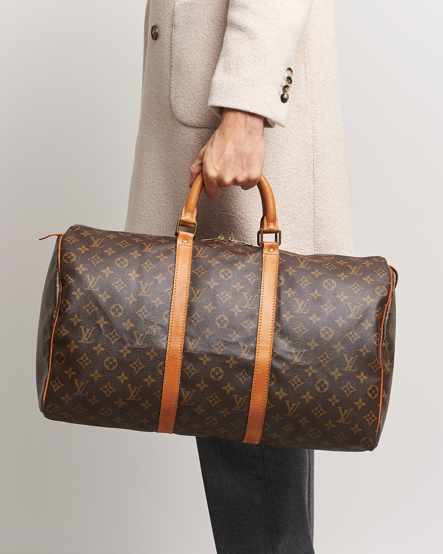 Louis Vuitton Pre-Owned Keepall 50 Bag Monogram at CareOfCarl.com