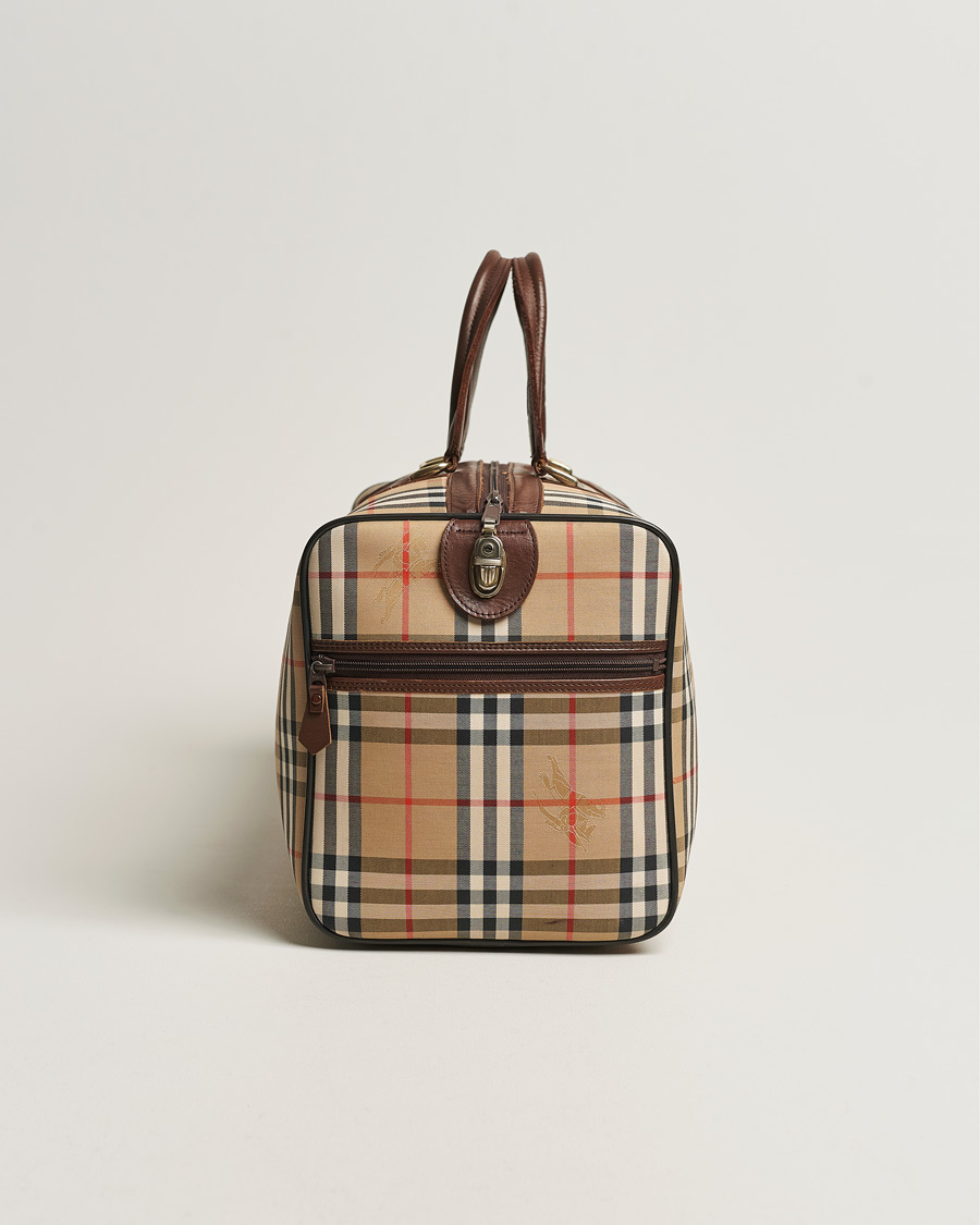 Burberry small on sale vintage check duffle