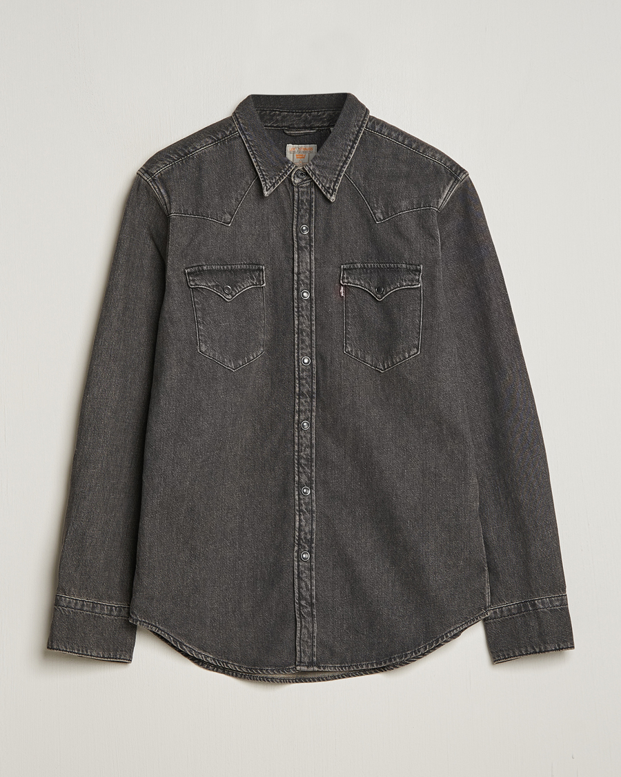Levi's Barstow Western Standard Shirt Black Washed at CareOfCarl.com