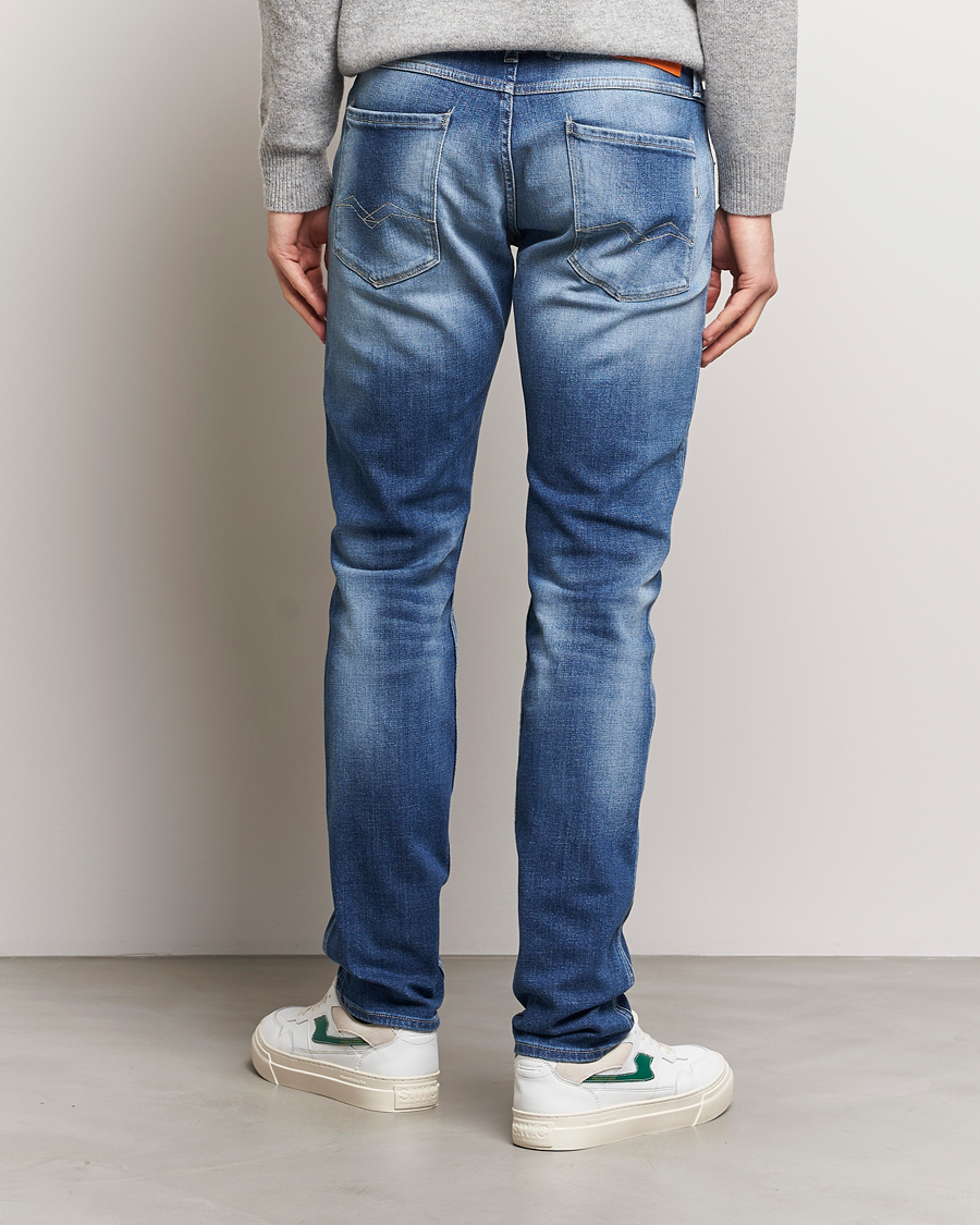 at Anbass Medium Jeans Replay Blue Stretch