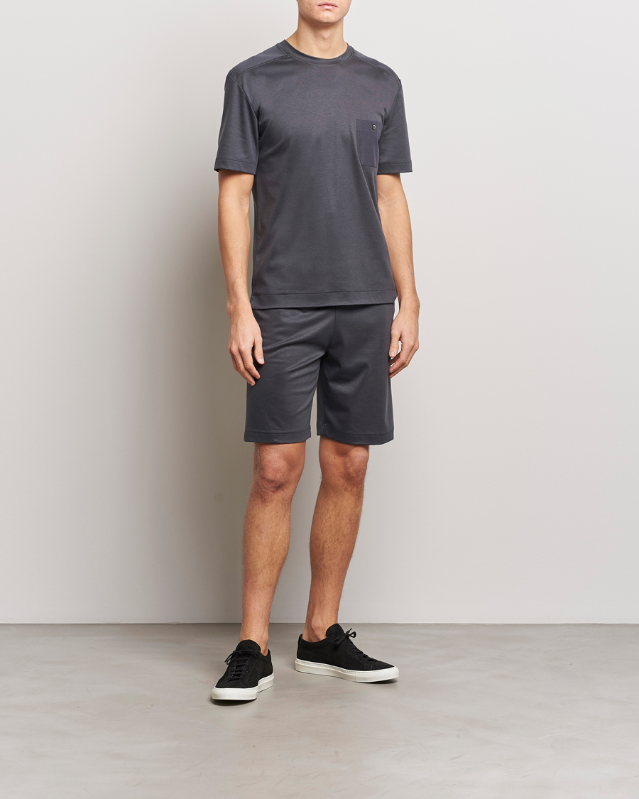 Zimmerli of Switzerland Cotton/Modal Loungewear Shorts Phantom at