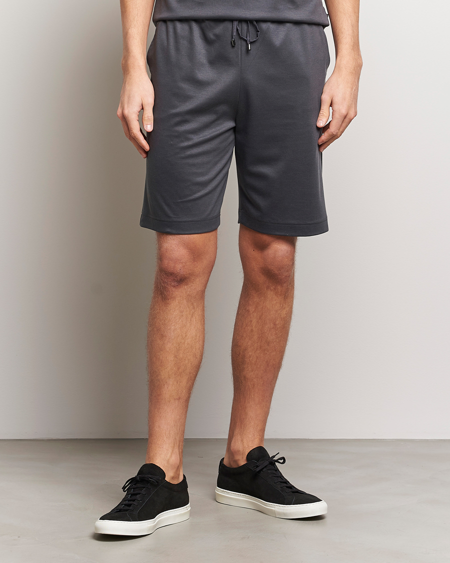 Zimmerli of Switzerland Cotton/Modal Loungewear Shorts Phantom at
