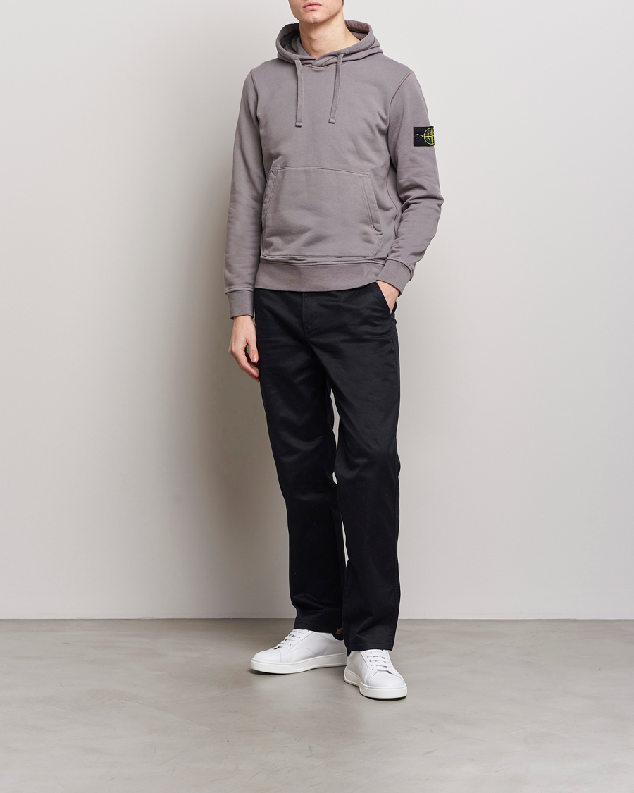 Stone island cheap dove grey hoodie