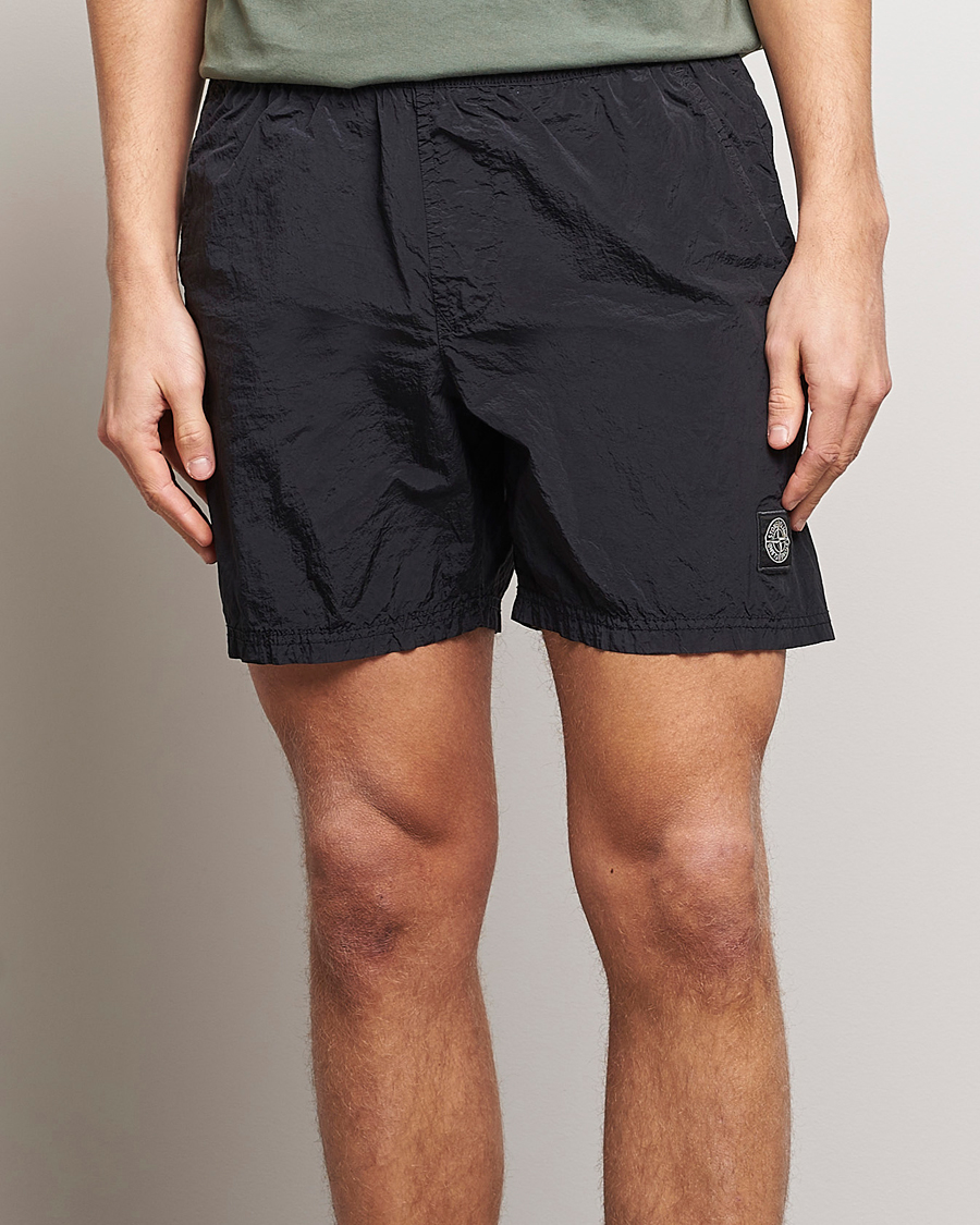 Stone island hot sale swim shorts black