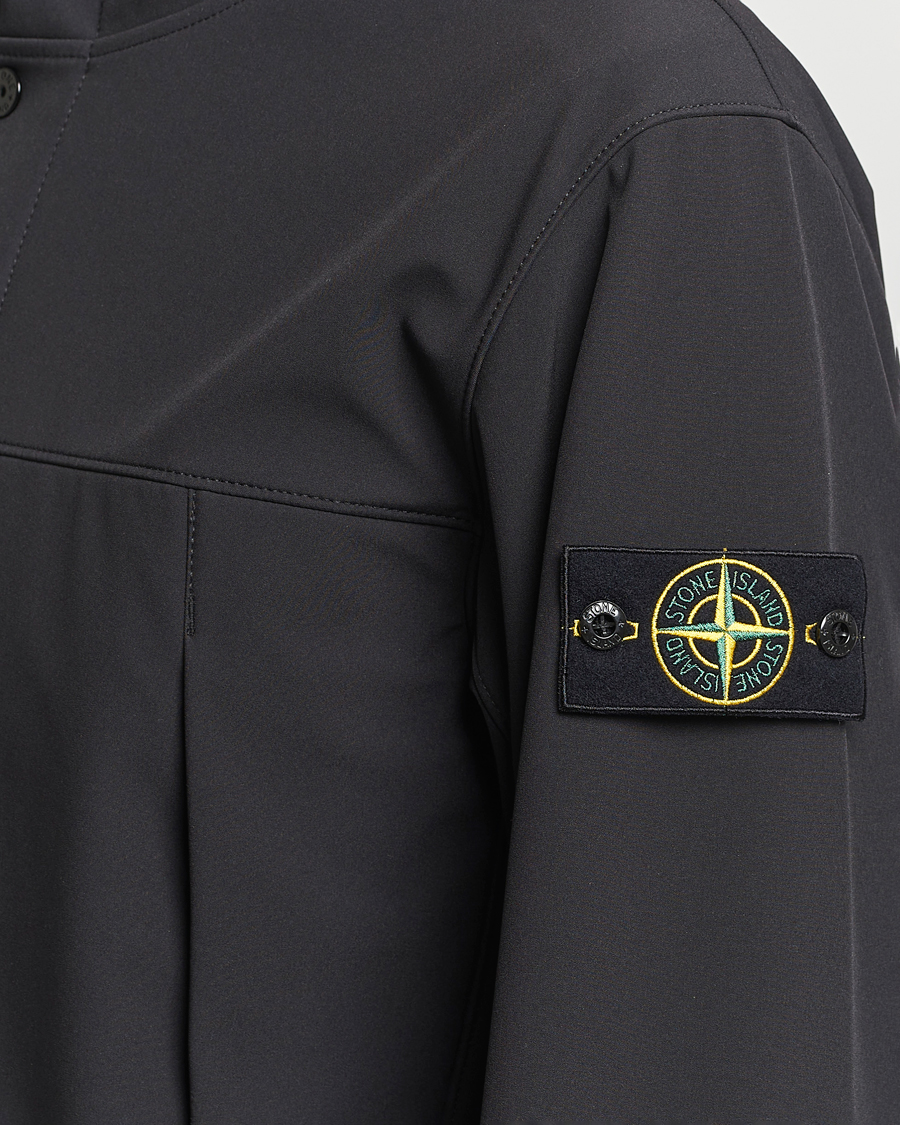 Stone island jacket soft shell cheap black