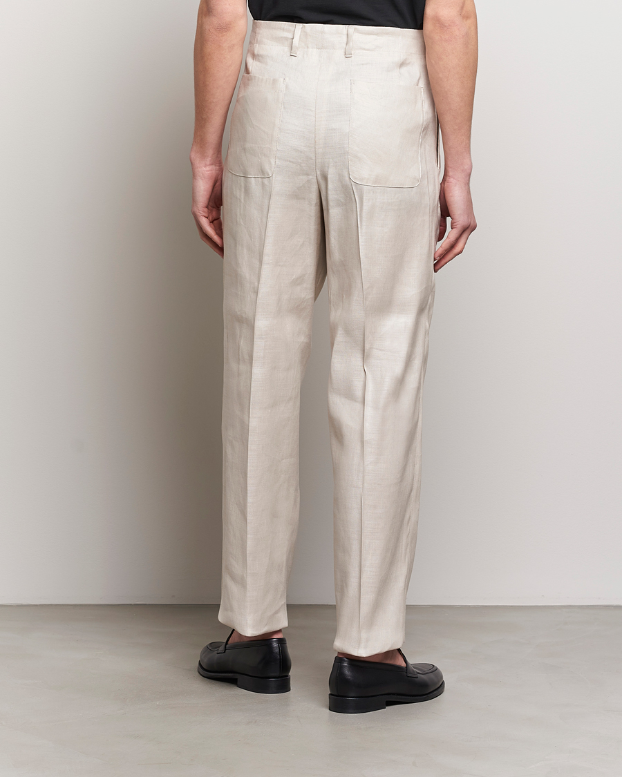Buy Nuon Beige Plain Relaxed Fit Trousers from Westside