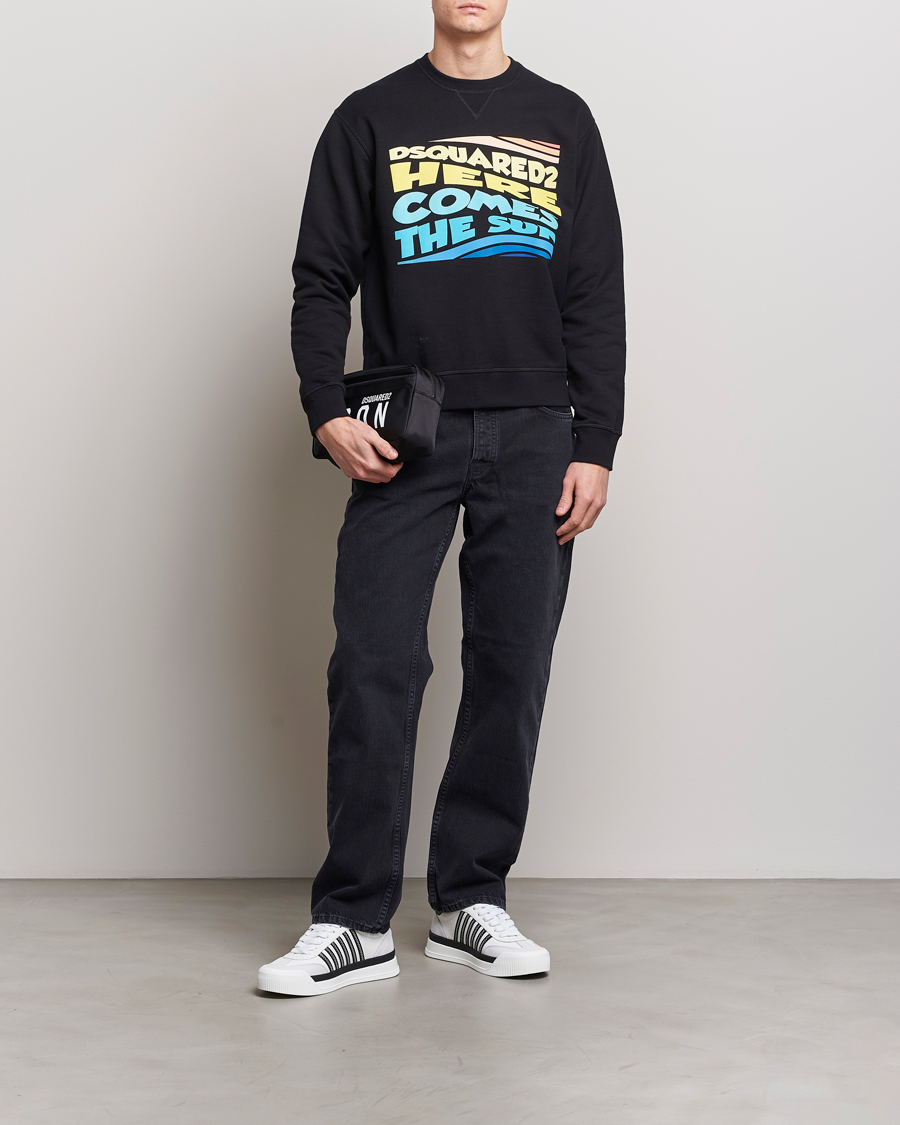 Dsquared2 crew neck outlet sweatshirt