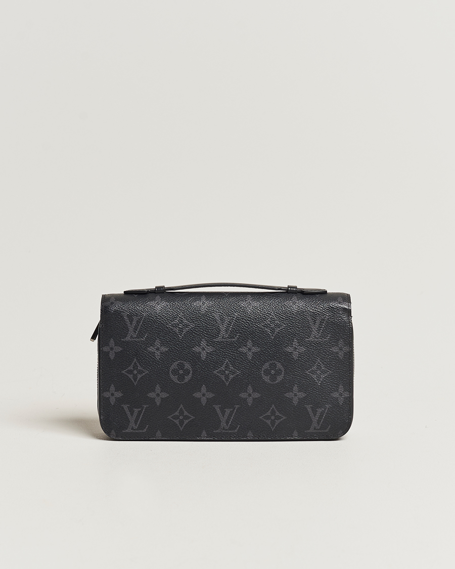 Louis Vuitton Pre Owned Zippy XL Wallet Monogram Eclipse at