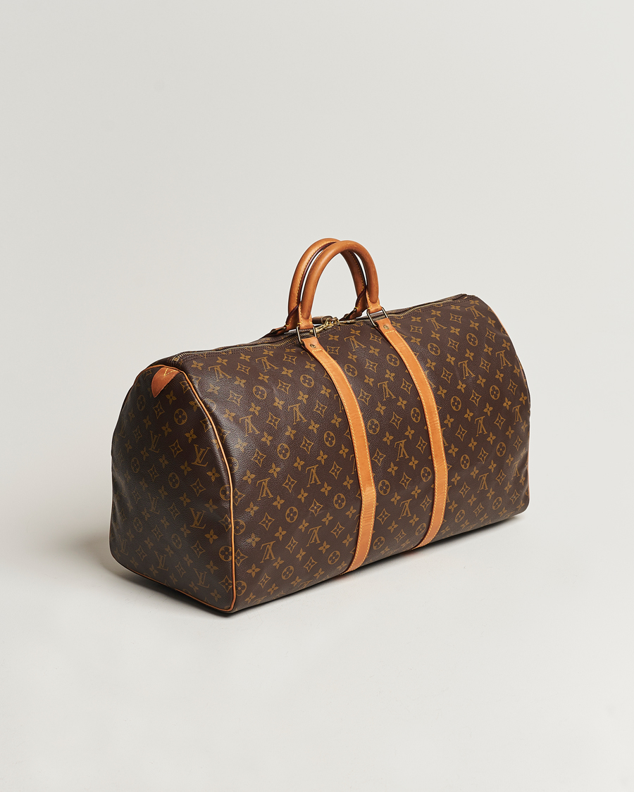 Louis Vuitton Pre Owned Keepall 55 Bag Monogram at CareOfCarl