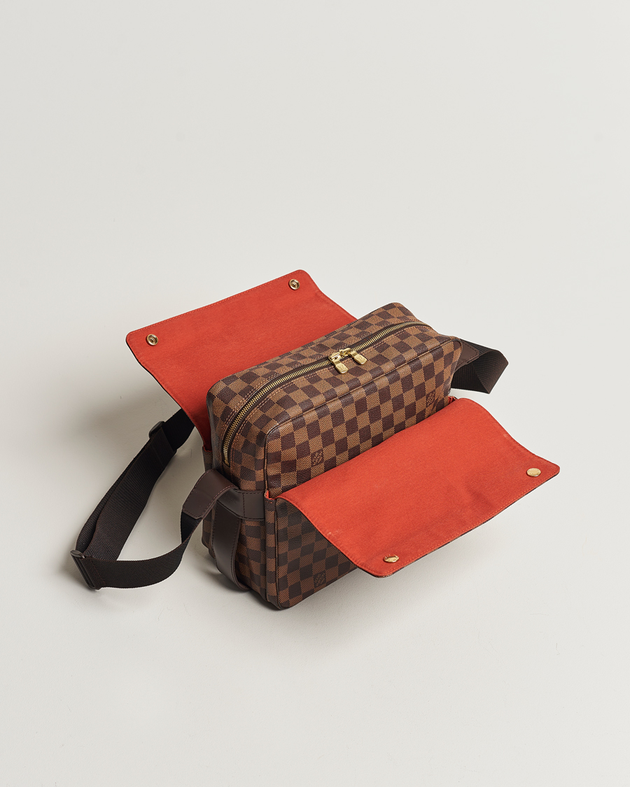 Louis Vuitton Pre-Owned Naviglio Messenger Bag Damier Ebene at CareOfCarl.