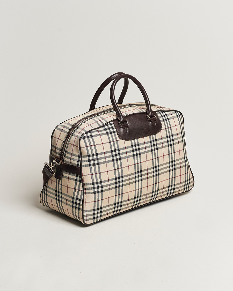 Men | Burberry Pre-Owned Travel Bag House Check | Burberry Pre-Owned | Travel Bag House Check