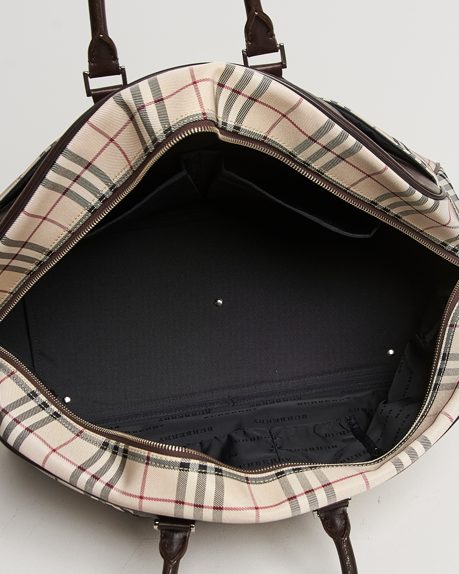 Men | Burberry Pre-Owned Travel Bag House Check | Burberry Pre-Owned | Travel Bag House Check