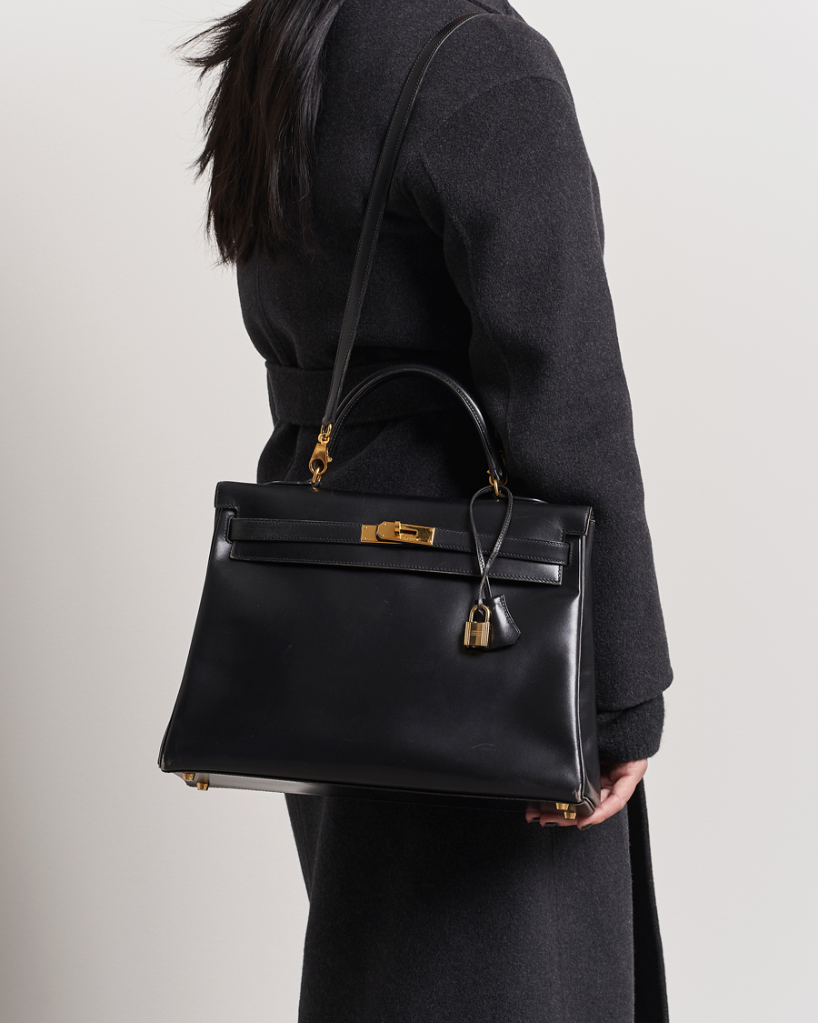 Hermes kelly 35 black hotsell