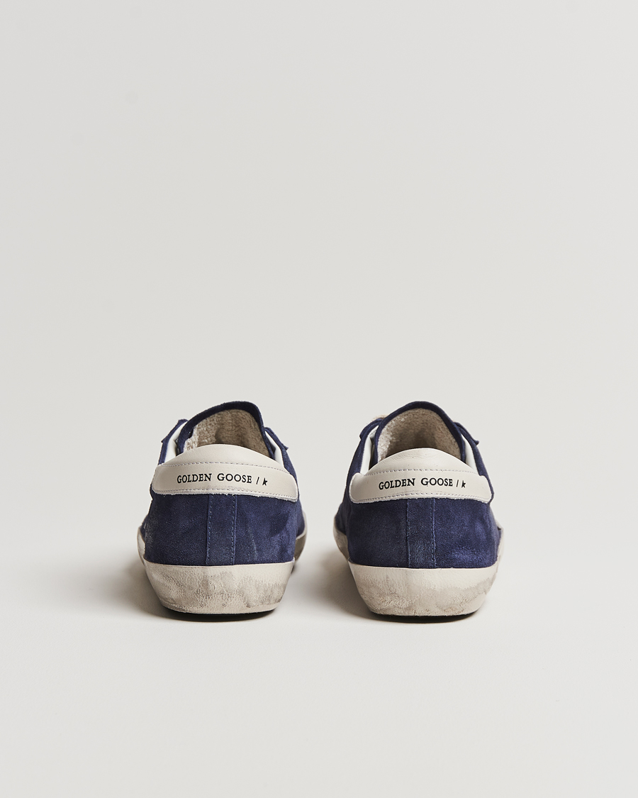 Men | Golden Goose Deluxe Brand Super-Star Sneaker Navy/White | Golden Goose | Deluxe Brand Super-Star Sneaker Navy/White
