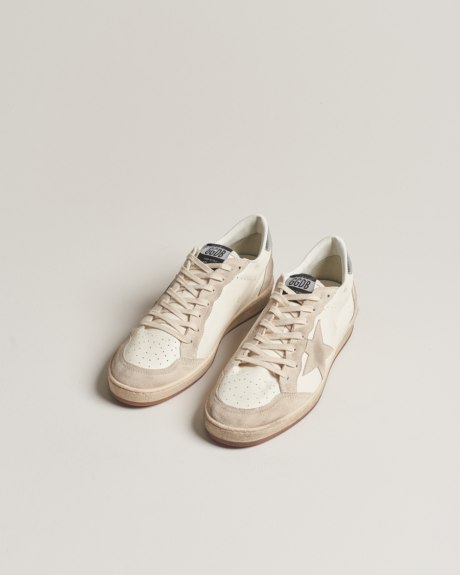Men | Shoes | Golden Goose | Deluxe Brand Ball Star Sneakers White/Beige