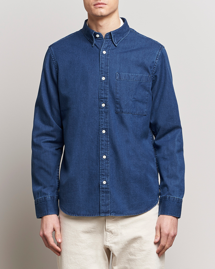 NN07 Cohen Denim Shirt Blue at CareOfCarl.com