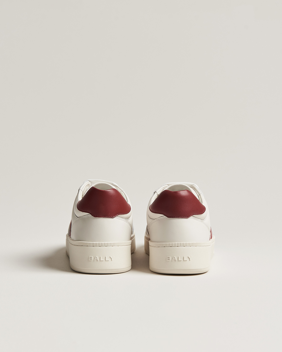 Red and white deals bally shoes