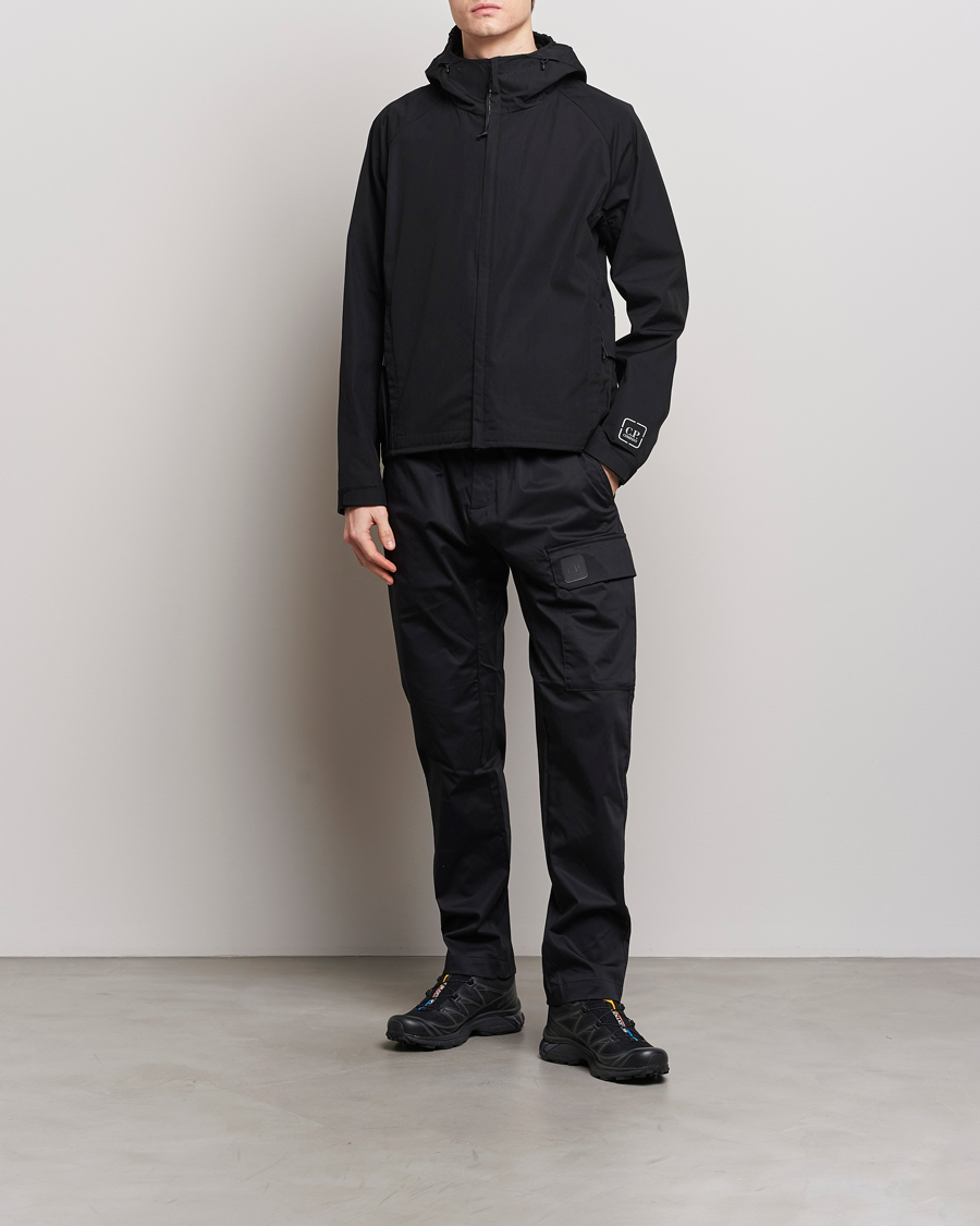 C.P. Company Metropolis Water Resistant Hyst Cotton Jacket Black