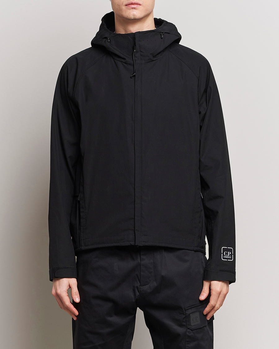 C.P. Company Metropolis Water Resistant Hyst Cotton Jacket Black