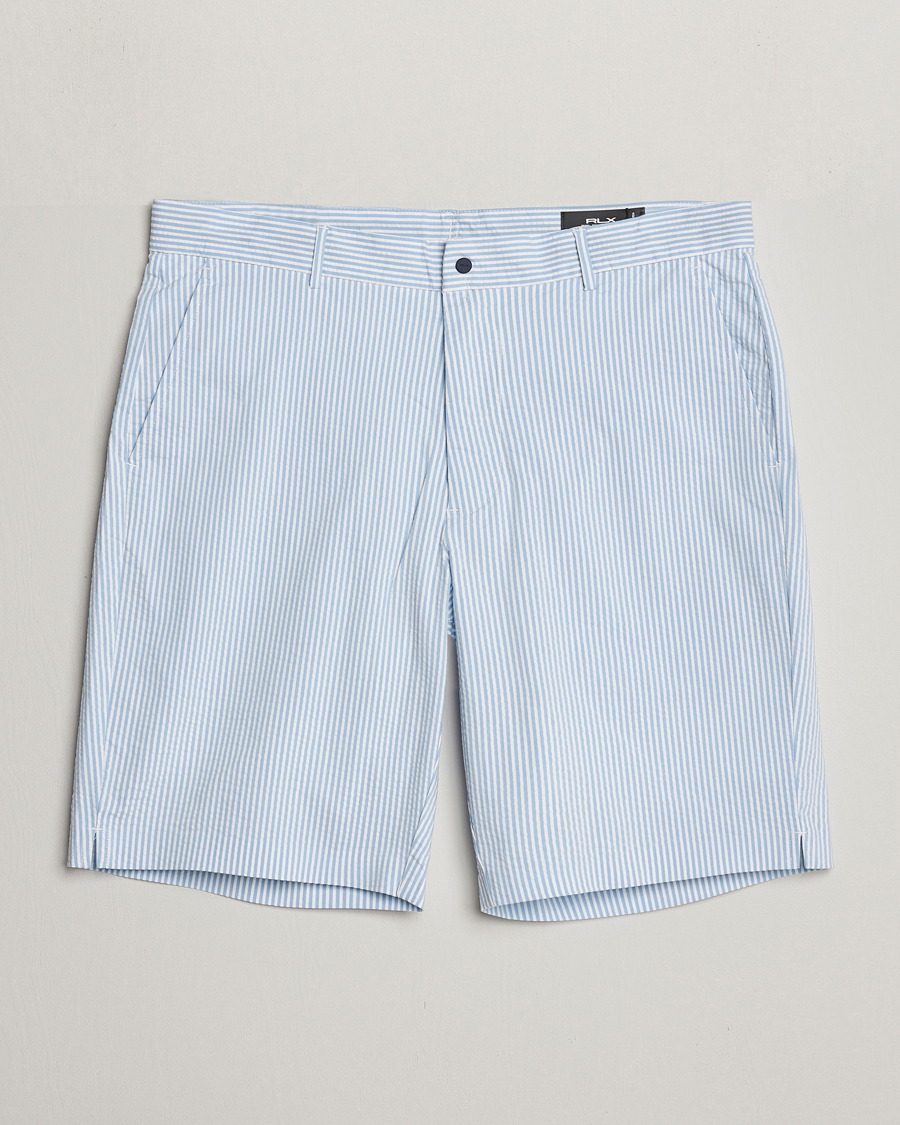 Polo by Ralph Lauren Blue White Seersucker Men's outlet Shorts, EUC 38T