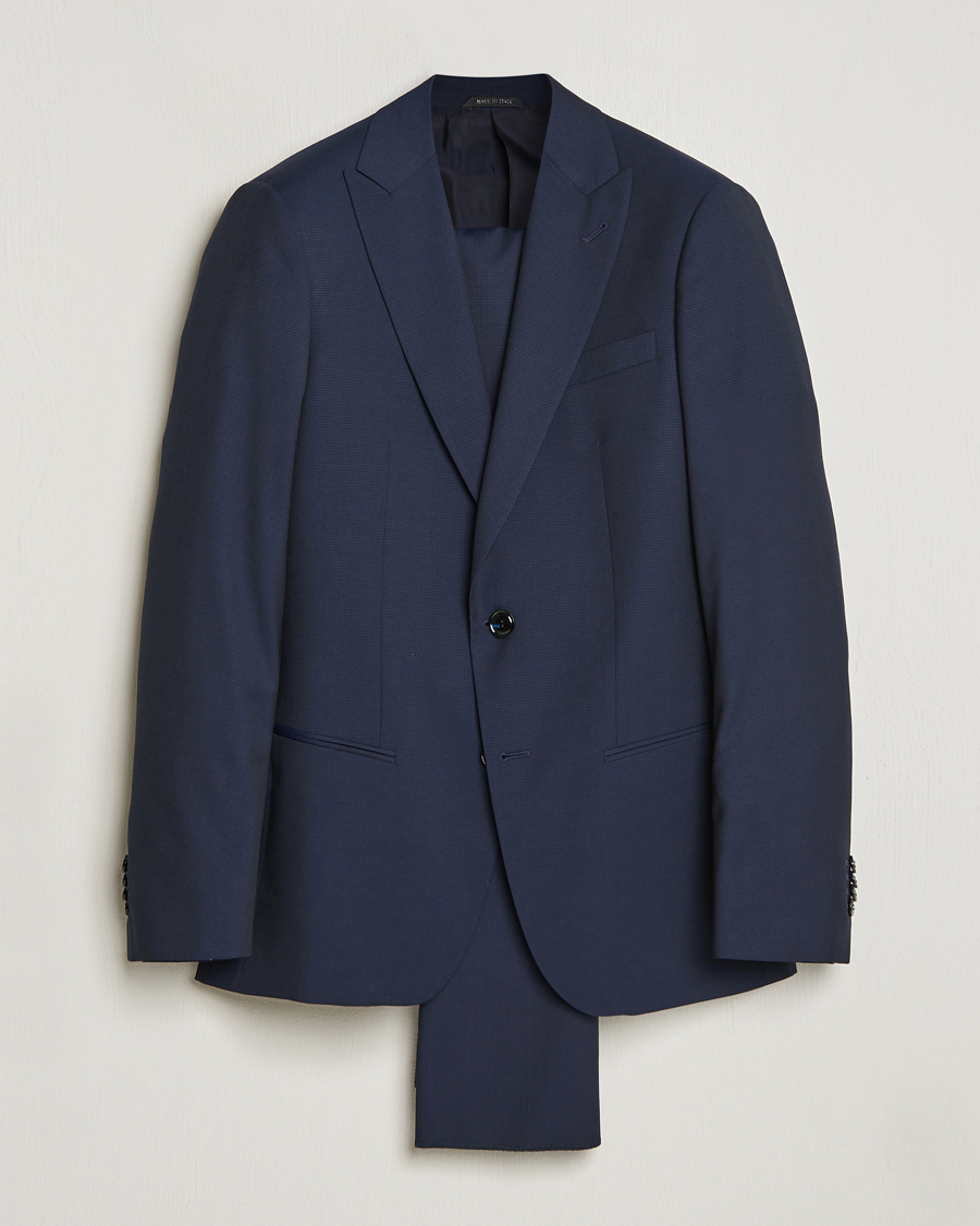 Giorgio armani navy outlet blue suit