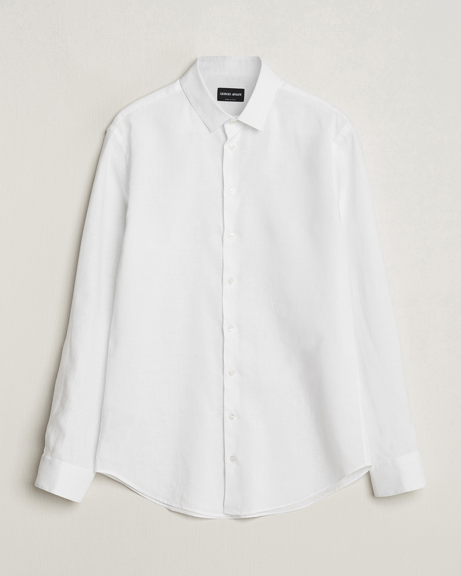 Giorgio Armani white button down popular Women’s shirt