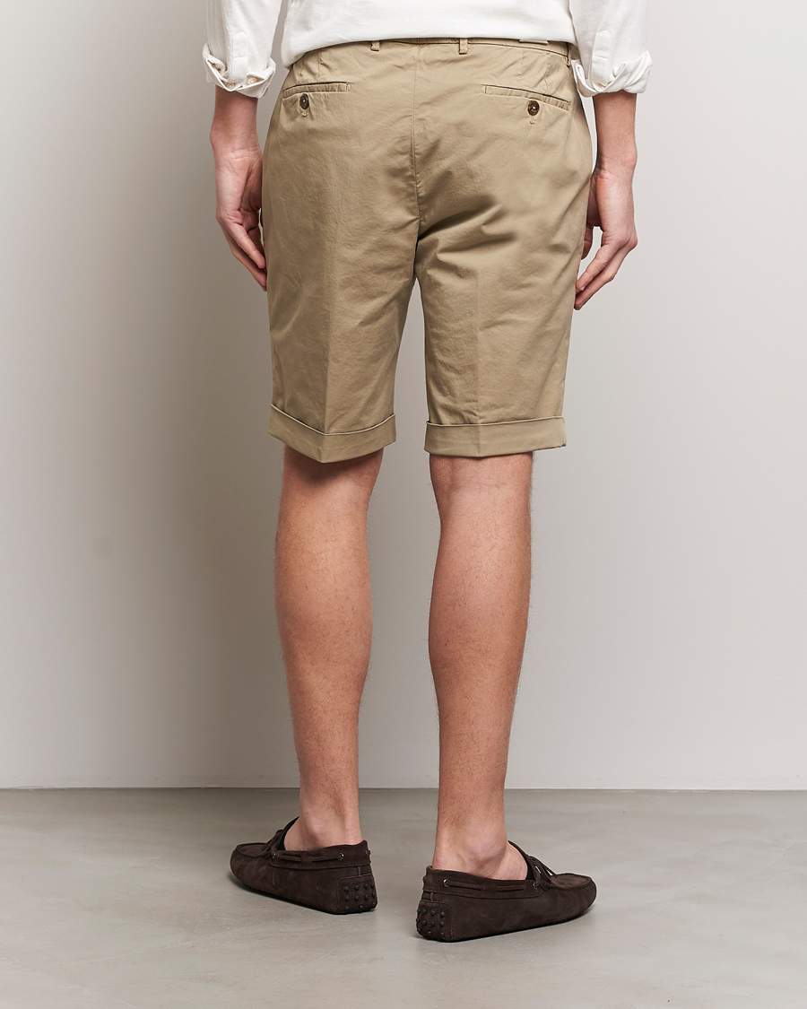 Mens pleated clearance cotton shorts