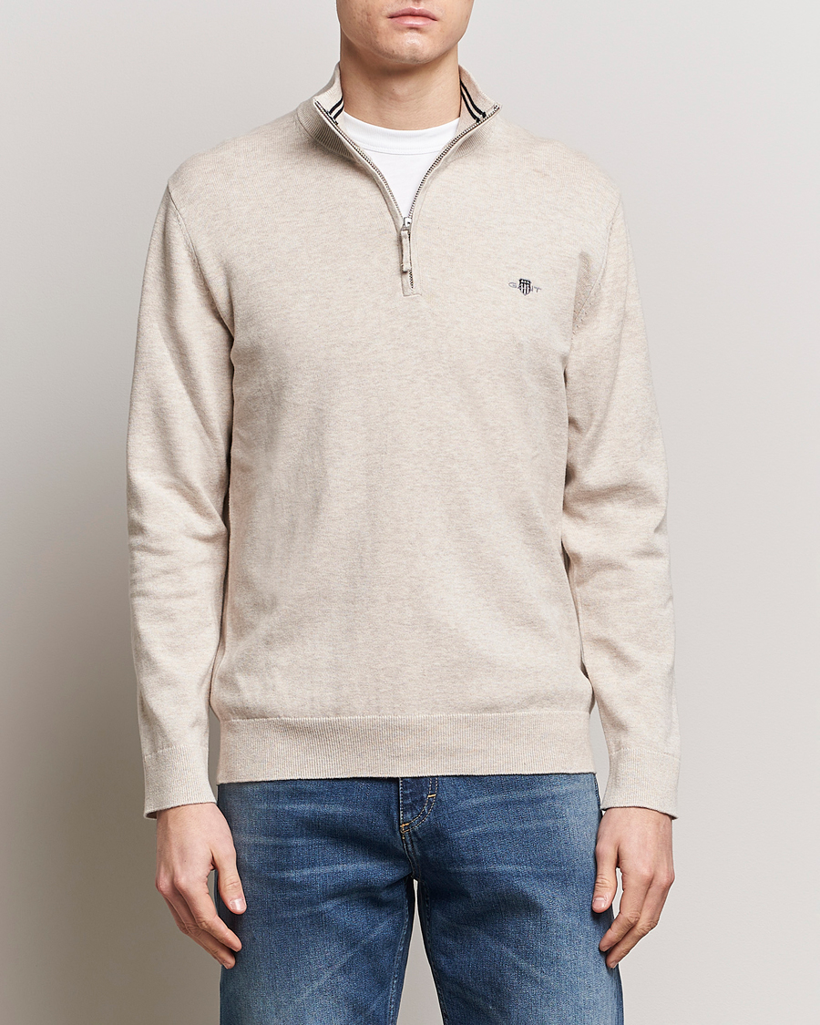 Gant classic 2025 cotton half zip