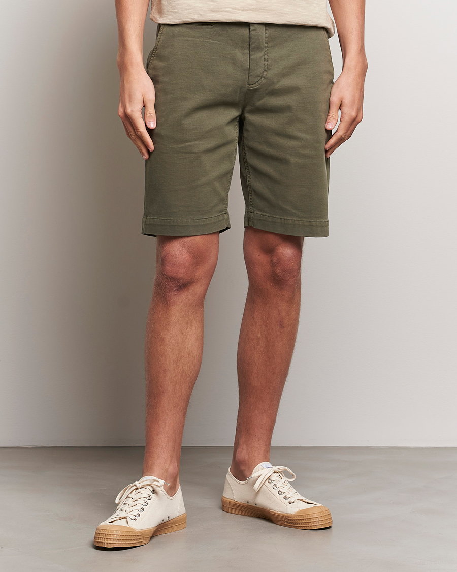 Men | Chino Shorts | Morris | Jeffrey Chino Shorts Olive