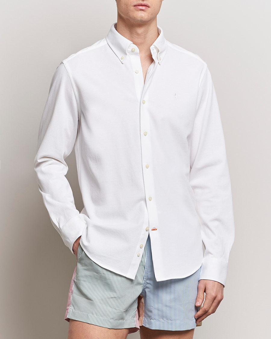 Men |  | Morris | Eddie Pique Shirt White