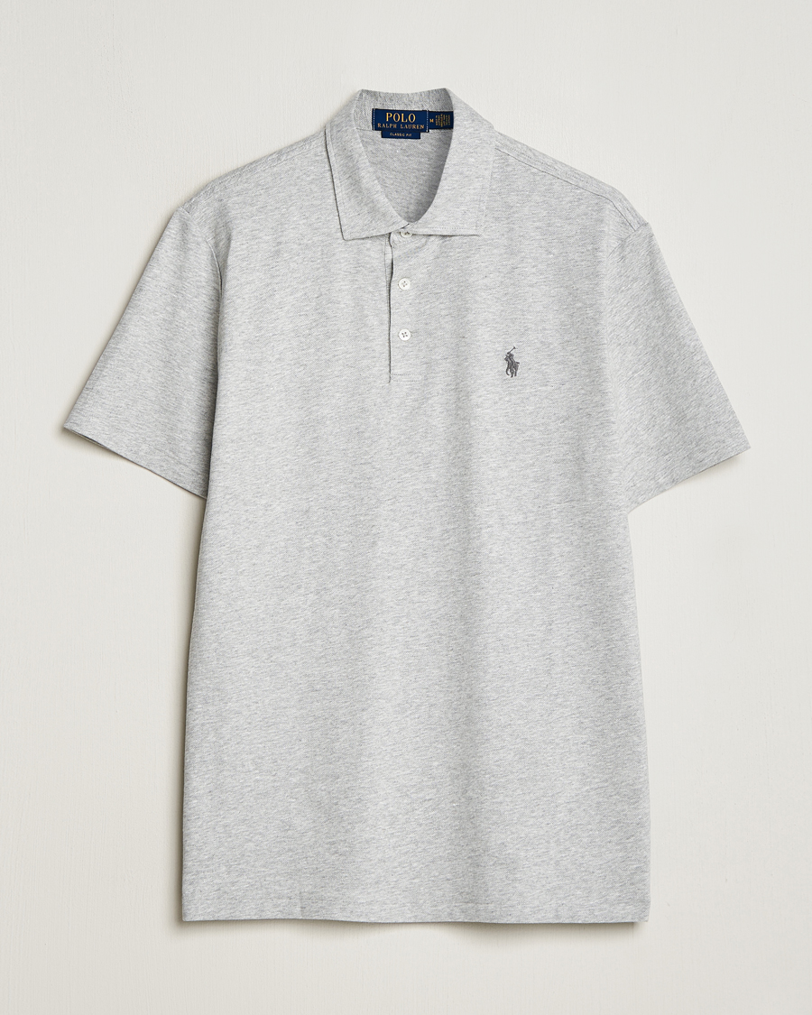 Polo Ralph Lauren Cotton/Linen Polo Shirt Andover Heather at