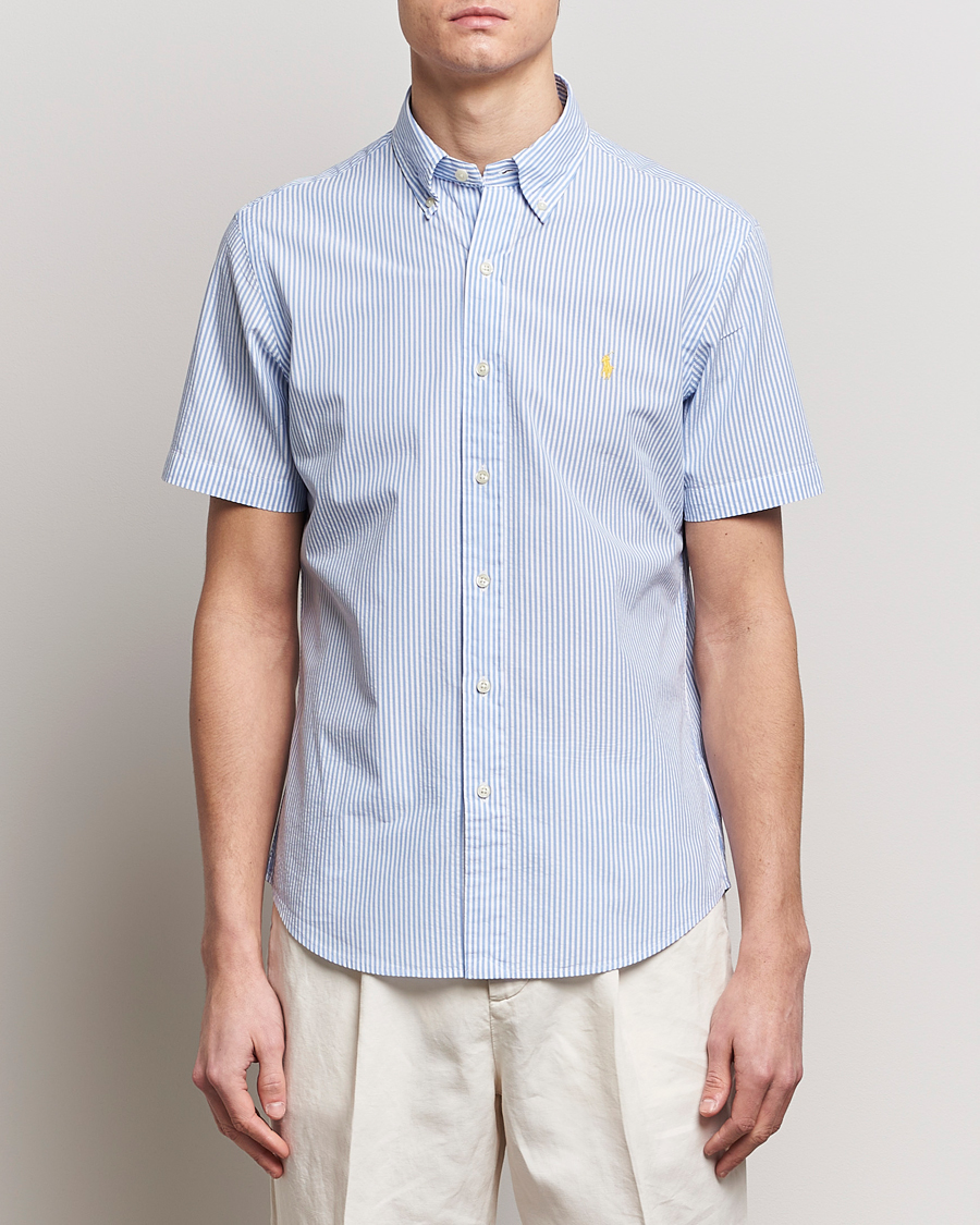 Ralph lauren striped short sleeve shirt on sale