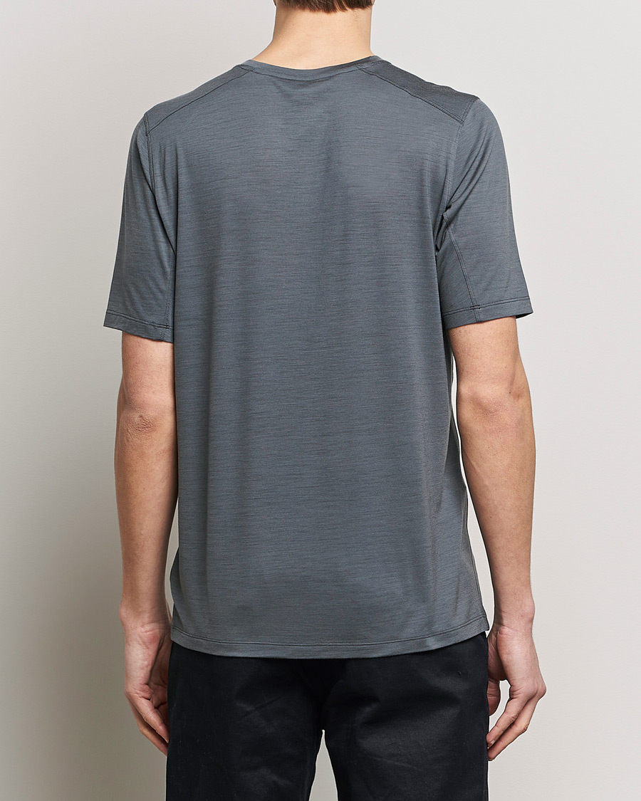 Arc'teryx Ionia Merino Wool Crew Neck T-Shirt Cloud at CareOfCarl.com