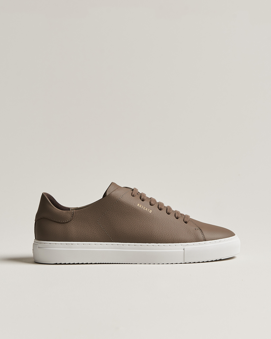 Axel Arigato Clean 90 Sneaker Brown Grained Leather at CareOfCarl