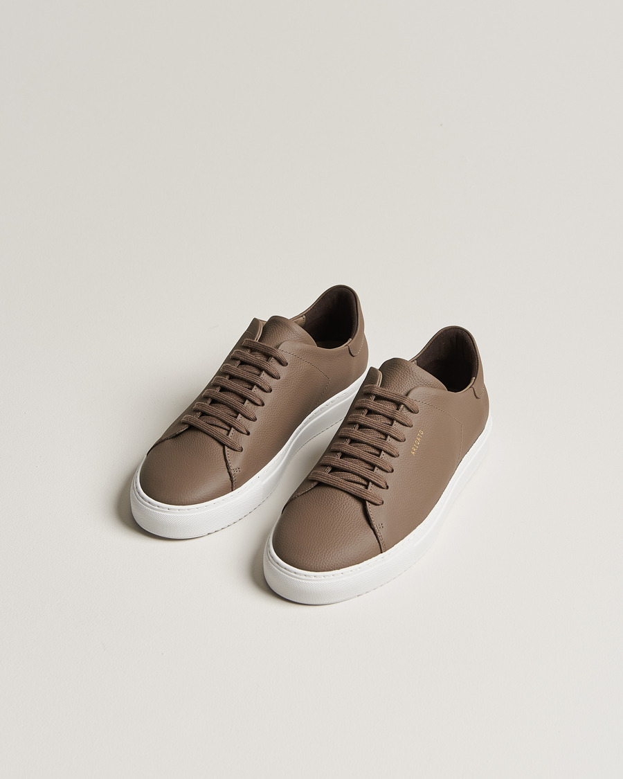 Axel Arigato Clean 90 Sneaker Brown Grained Leather at CareOfCarl