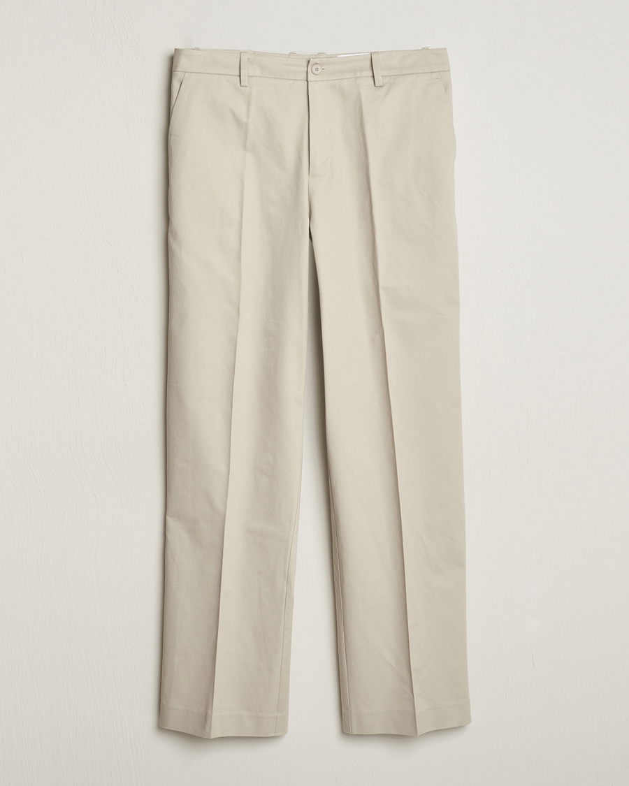 Axel Arigato Serif Relaxed Fit Trousers Pale Beige at CareOfCarl