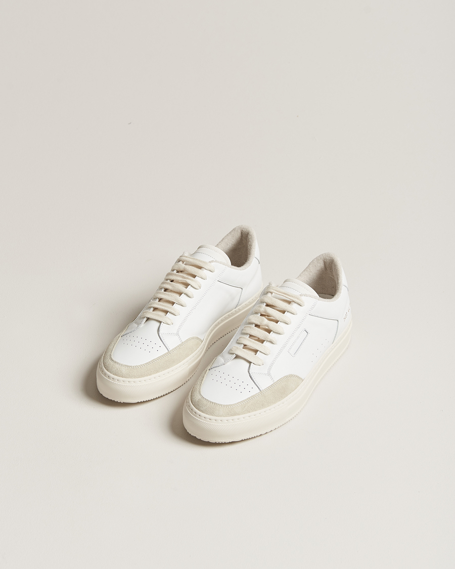 Common projects cross discount trainer in leather