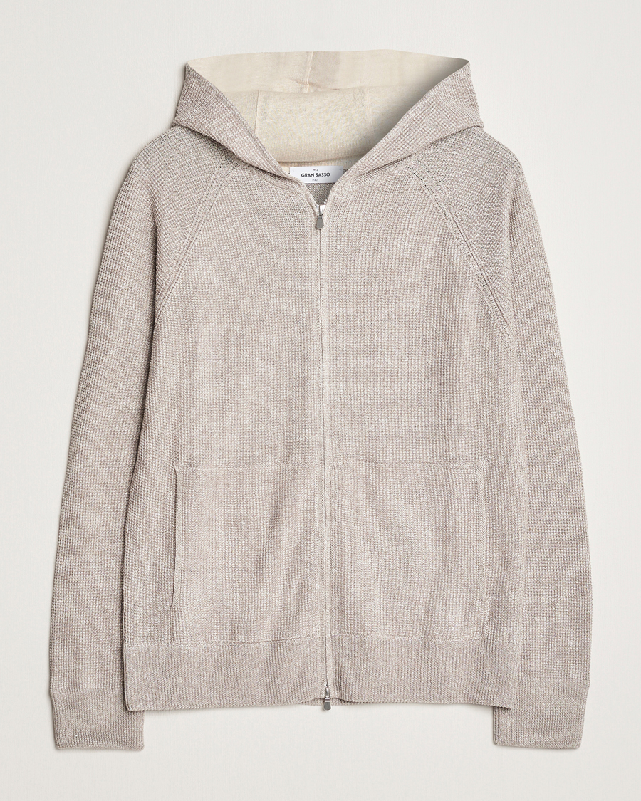 Alpaca Fleece Lined Knit Hoodie Jacket M Grey Ivory offers Full Zip Pockets Long Sleeve