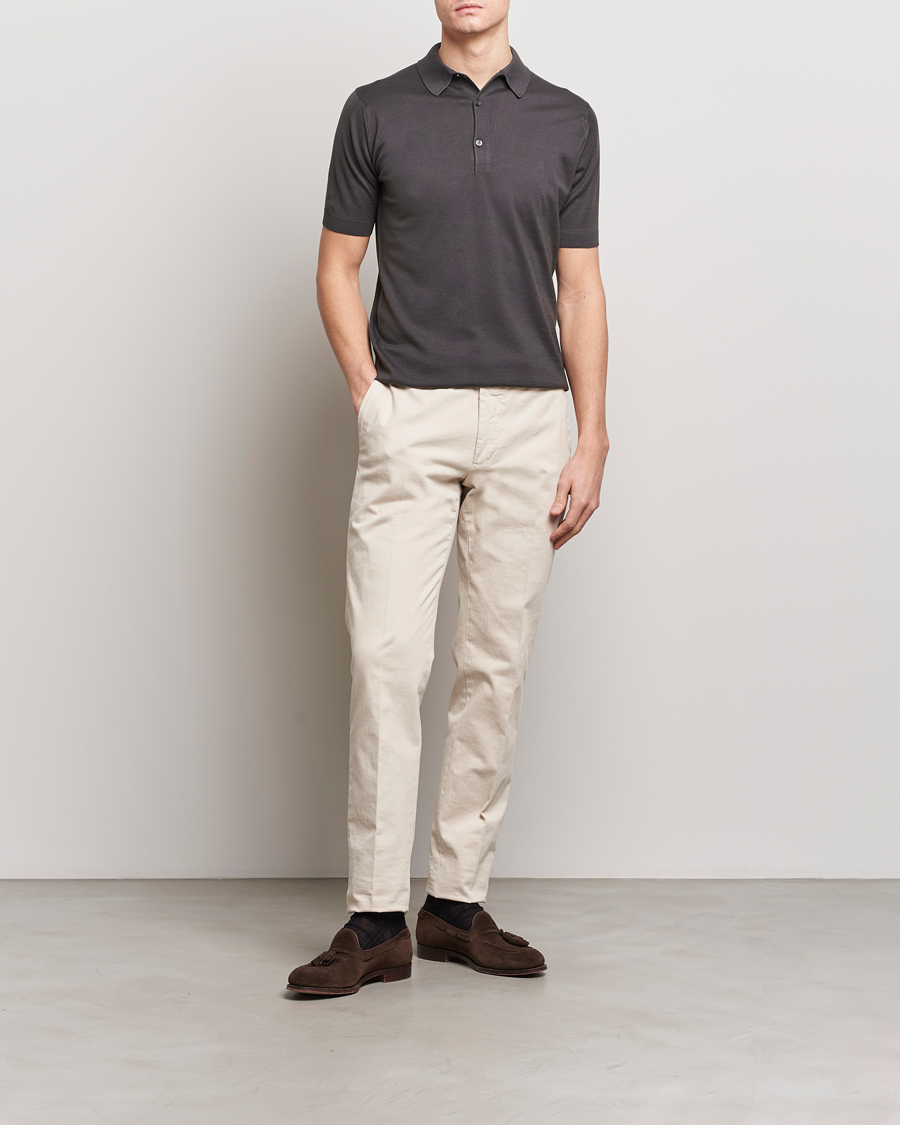 Light brown outlet polo