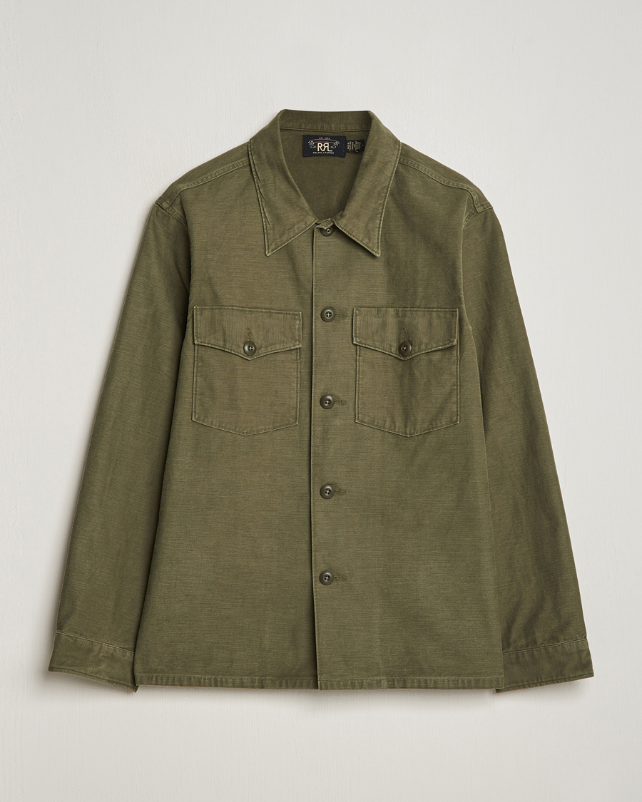 RRL Regiment Overshirt Olive at CareOfCarl.com