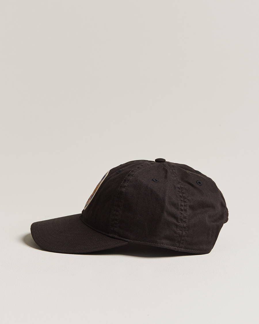 RRL Garment Dyed Ball Cap Black at CareOfCarl.com