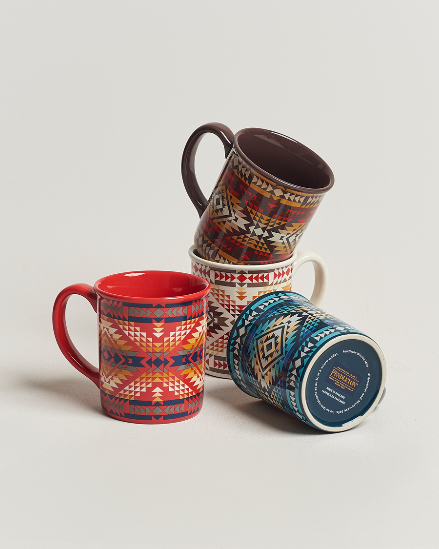 Pendleton Ceramic Mug Set 4-Pack Smith Rock at CareOfCarl.com