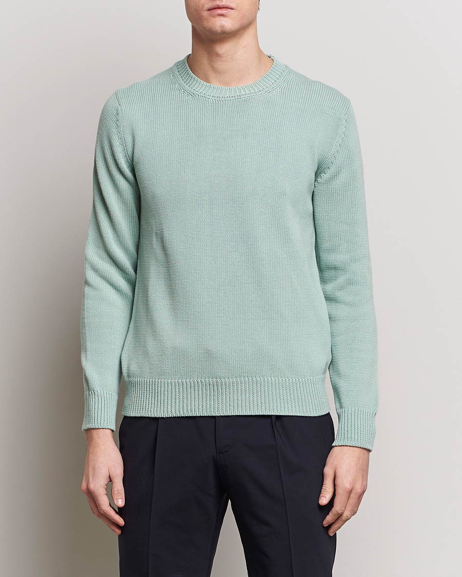 Armani Collezioni outlet Mint Green Wool Pullover Sweater