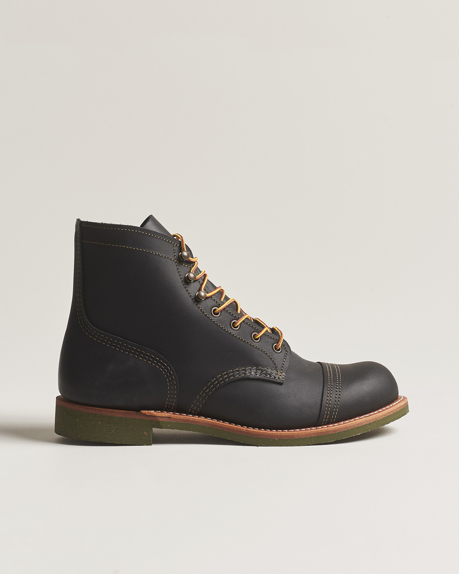 Red Wing Shoes Iron Ranger Riders Room Boot Black Harness at CareOfCarl