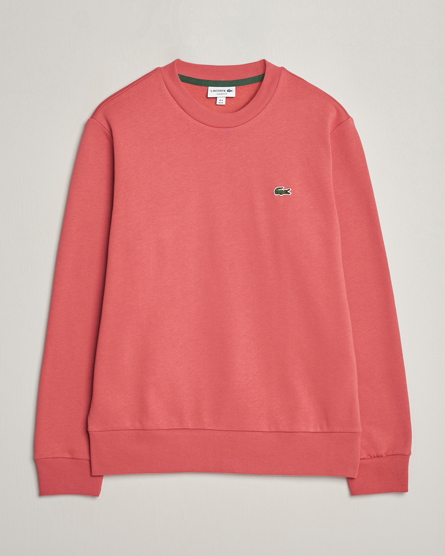 A.P.C Men's Pullover Sweater Red Orange top Crew Neck Long Sleeve