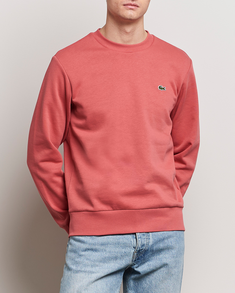 Men |  | Lacoste | Crew Neck Sweatshirt Sierra Red