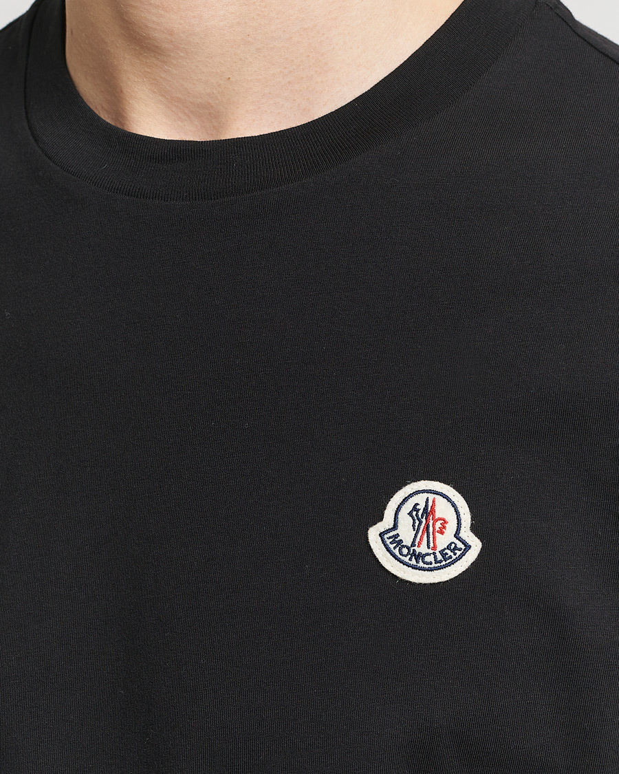 Mens black clearance moncler t shirt