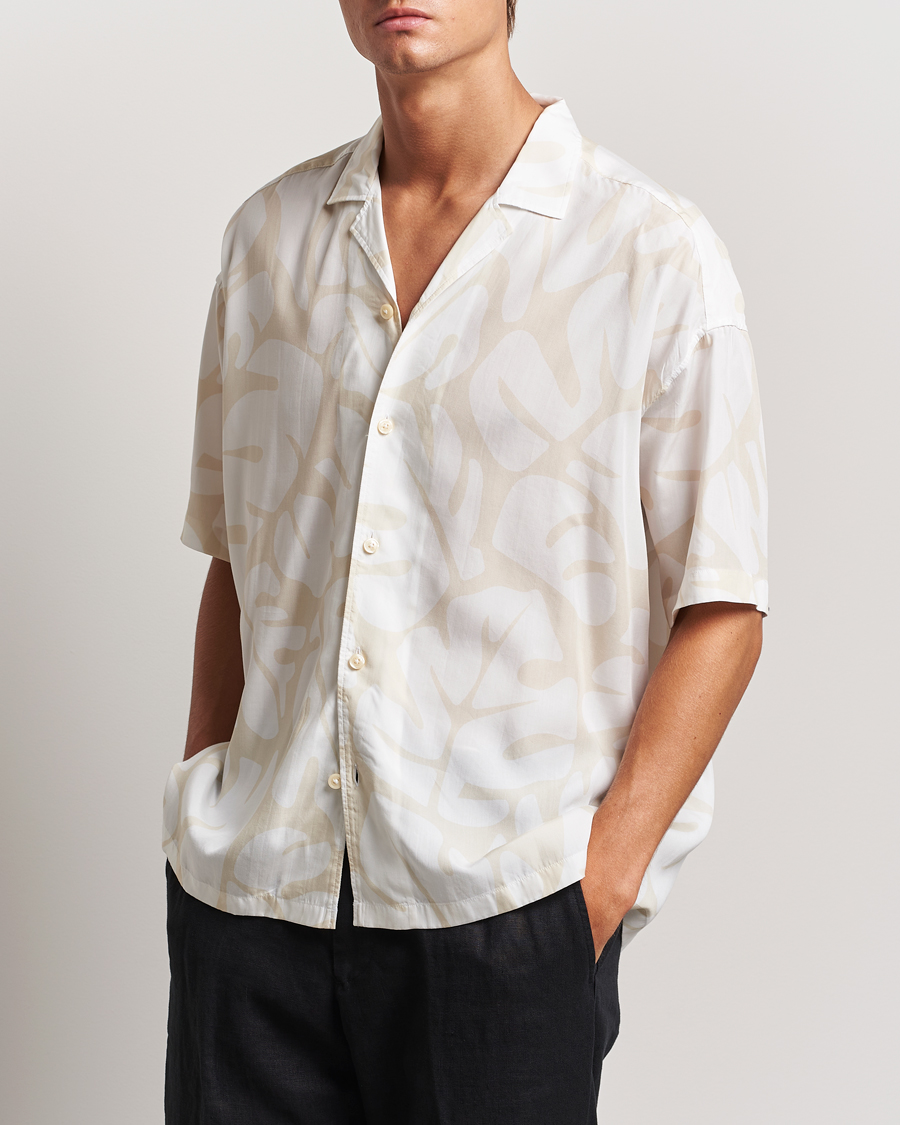 Men |  | BOSS BLACK | Drew Short Sleeve Shirt Open White