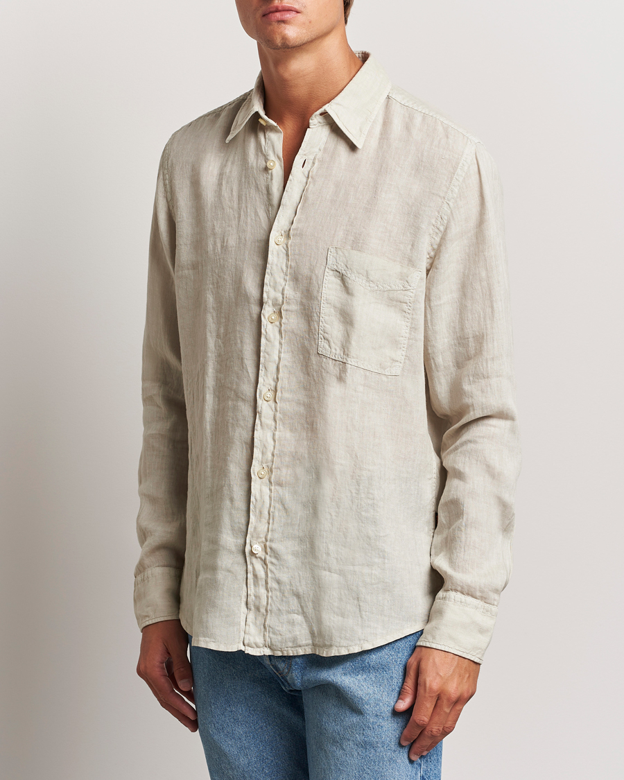 Men |  | BOSS ORANGE | Relegant Linen Shirt Light Beige