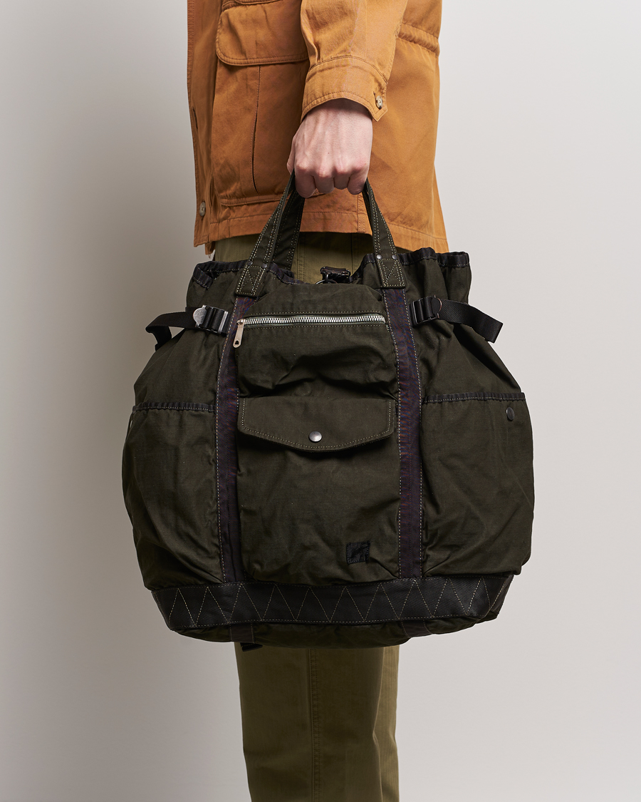 Porter Yoshida Co. Crag 2Way Rucksack Khaki at CareOfCarl